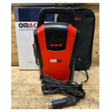 OMAC 12V Portable Digital Tire Inflator with LED Light, 150 PSI, Model# 96CP002BR #6738057 see description