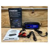 Strongway 12/24V Smart Battery Charger, 120V Input, 10A Max. Output, 3 Settings #5820286 Msrp $69.99 see description