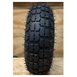 Ironton 10in. Knobby Pneumatic Tire, 4.10/3.50-4, 1 Bolt Hole #5569319