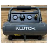 Klutch Portable Air Compressor, KLiQ 20V, 1 Gallon, 115 PSI, Cordless, Bare Tool #6076698 Msrp $129.99 see description
