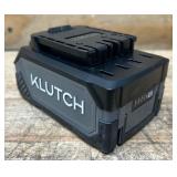 Klutch KLiQ 20V, 6.0Ah Lithium-Ion Battery Pack #5797418 Msrp $74.99 see description