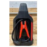 GreatWay Jump Starter with Air Compressor and LED Light, 12 Volts, 900 Peak Amps, Model# GM038C #107527 Msrp $129.99 see description