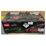 Toro 60V MAX* 21 in. (53cm) Stripe Dual-Blade Self-Propel Lawn Mower Model 21623 Msrp $729.00