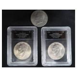 3 1976 EISENHOWER DOLLARS