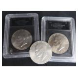 3 1976 EISENHOWER DOLLARS