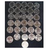 PART ROLL 31 CALIFORNIA STATE QUARTERS