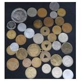 WORLD COINS AND TOKENS