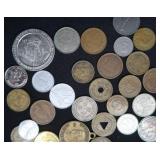 WORLD COINS AND TOKENS