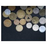 WORLD COINS AND TOKENS