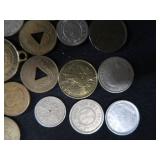 WORLD COINS AND TOKENS