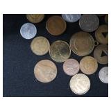 WORLD COINS AND TOKENS