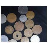 WORLD COINS AND TOKENS