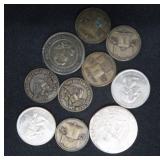 LARGE LOT COINS AND TOKENS