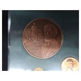 ABE LINCOLN ENCASED COINS