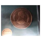 ABE LINCOLN ENCASED COINS