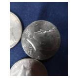 COLLECTABLE 1950S- 20 DOLLAR BILL AND COINS