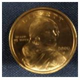 COLLECTABLE 1950S- 20 DOLLAR BILL AND COINS