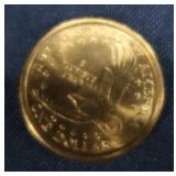 COLLECTABLE 1950S- 20 DOLLAR BILL AND COINS