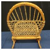 VINTAGE "TUBBS SNO-SHU CHAIR" ROCKING CHAIR