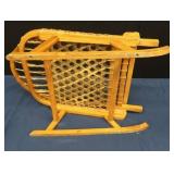 VINTAGE "TUBBS SNO-SHU CHAIR" ROCKING CHAIR