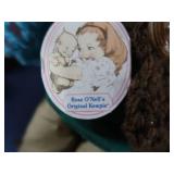 PLASTIC ROLLING 3 DRAWER SHELF FULL OFVINTAGE  DOLLS AND DOLL  CLOTHES