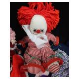 PLASTIC ROLLING 3 DRAWER SHELF FULL OFVINTAGE  DOLLS AND DOLL  CLOTHES