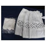 LARGE LOT OF 35 PIECES OF HARDANGER EMBROIDERY