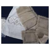 LARGE LOT OF 35 PIECES OF HARDANGER EMBROIDERY