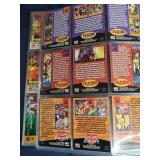 3 RING BINDER FILLED WITH X-MEN SUPERHERO CARDS