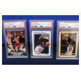 MICHAEL JORDAN CARDS LOT WITH SOME PSA GRADED CARDS