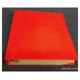 3 RING BINDER FILLED WITH SOCCER CARDS