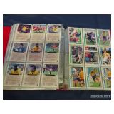 3 RING BINDER FILLED WITH SOCCER CARDS