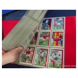 3 RING BINDER FILLED WITH SOCCER CARDS