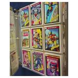 RANDOM ASSORTMENT OF COLLECTABLE CARDS IN 3 RING BINDER