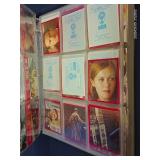 RANDOM ASSORTMENT OF COLLECTABLE CARDS IN 3 RING BINDER