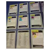 DC CARDS, IN 3 RING BINDER