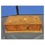 ANTIQUE WOODEN TELEPHONE CASE