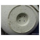 VINTAGE CLUB ALLUMINIUM HAMMERCRAFT DUTCH OVEN, FLOWER POTS, AND ASSORTMENT OF BOOKS