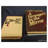 VINTAGE CLUB ALLUMINIUM HAMMERCRAFT DUTCH OVEN, FLOWER POTS, AND ASSORTMENT OF BOOKS