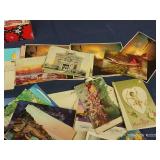 HUGE LOT OF VERY  VINTAGE POST CARDS