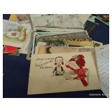HUGE LOT OF VERY  VINTAGE POST CARDS