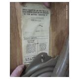 RARE VINTAGE WHISKEY BARREL CHAIR AND OTTOMAN