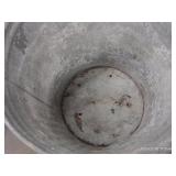 VINTAGE GALVANIZED GARBAGE CANS