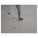 VINTAGE DOUBLE GALVANIZED WASH TUB ON STAND