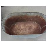 GALVANIZED PLANTER AND LAUNDRY BOILER