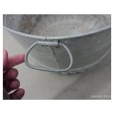 GALVANIZED PLANTER AND LAUNDRY BOILER