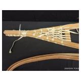 2 SETS OF VINTAGE HARDWOOD SNOWSHOE FRAMES