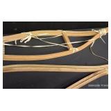 2 SETS OF VINTAGE HARDWOOD SNOWSHOE FRAMES