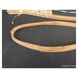 2 SETS OF VINTAGE HARDWOOD SNOWSHOE FRAMES