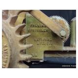 VINTAGE NATIONAL WALKING LAWN SPRINKLER AND WHEELS